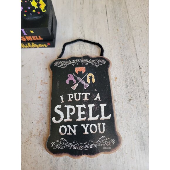 Hocus pocus I put a spell on you mini sign home decor Halloween set - Picture 2 of 6
